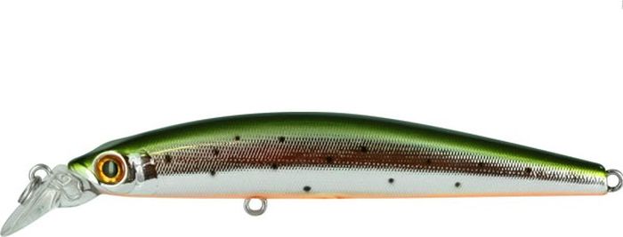 Воблер Tsuribito Minnow S, цвет 055, 95 мм29063 Воблер Tsuribito Minnow S, цвет 055, 95 мм29063Minnow 95S - отличный воблер для ловли на небольших глубинах и над зарослями травы, где часто охотится щука и другие хищники. Благодаря системе дальнего заброса с магнитом воблер очень хорошо летит при забросе, и устойчиво играет даже при проводке с рывками. Мощные тройники надёжно засекают рыбу при поклёвке. Все эти качества вместе с реалистичной игрой делают этот воблер отличным орудием для ловли крупного хищника.