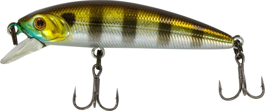 Воблер Tsuribito Minnow SS, цвет 007, 50 мм72610 Воблер Tsuribito Minnow SS, цвет 007, 50 мм72610Ну, кто не знает цурибитовские хиты? Dead Minnow, Pencil 47, Jerkbait, Deep Shaker, крэнки…Пришло время знакомиться с новинками.Три подгруппы линейки Tsuribito Minnow в размерах 35 мм., 42 мм., 50 мм. С этим именем были воблеры от 60 мм и больше (60, 80, 95, 110, 130 мм.). Теперь же семейство приросло меньшими форматами.Этот малек точь в точь как предыдущий 35-ый, только двумя неделями жизни позже – чуть откормившийся и подросший. Для спиннингистов же прирост 7 мм. и 0.5 грамма будет уже довольно ощутим: воблер становится чуть менее требовательным к деликатности снасти (толщине лески и ее материалу, к тесту и строю спиннинга). На проводке воблеры ведут себя все более «минношно», а дальность полета на одной и той же снасти несколько увеличивается по сравнению с меньшими собратьями. Один нюанс, на который как-то следует обратить внимание – это маленькие тройники Owner. К качеству нет никаких претензий. Но нужно понимать, что физиология рыб – штука важная, размер и форма рта, губастость или строение челюстей, по-разному будут контактировать с тройниками. Так что в некоторых случаях может и имеет смысл заранее переоснащать Tsuribito Minnow 42 на хорошие одинарники.