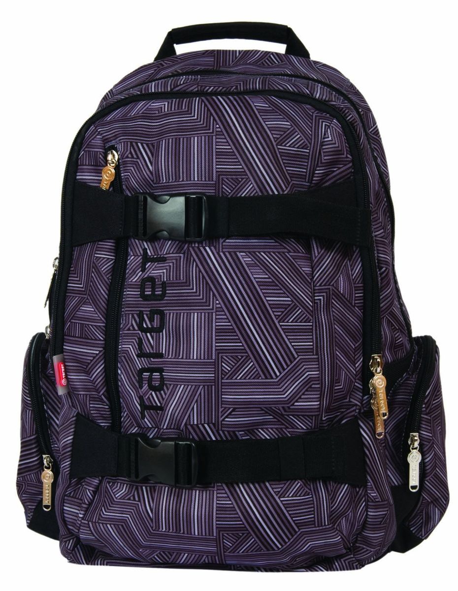 Target Collection Рюкзак Maze657254 Target Collection Рюкзак Maze657254Рюкзак имеет мягкую заднюю панель, регулируемые мягкие плечевые ремни и застежку между ними. Прочная верхняя ручка позволяет носить рюкзак в руке. Рюкзак подходит для школы, а также для занятий спортом и проведения досуга. Рюкзак сделан из высококачественного водонепроницаемого материала. Вмещает в себя ноутбук 15 дюймов, 32 литра. Размер: 47 ? 31 ? 22 см.