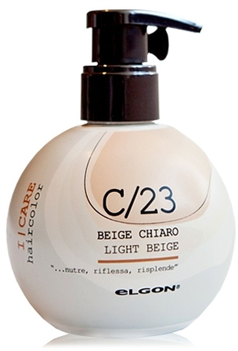 Elgon Icare Окрашивающий крем-кондиционер С/23 light beige - светло-бежевый, 200 мл374010023 Elgon Icare Окрашивающий крем-кондиционер С/23 light beige - светло-бежевый, 200 мл374010023Кондиционирование и уход + цветУхаживающие кондиционеры с прямыми пигментами для поддержания и обновления ярких, сочных и креативных оттенков окрашенных волос. Идеально подходят для тонирования осветленных волос. Изопарафины и лимонная кислота в составе кондиционера обеспечивают необходимый уход за окрашенными волосами, выглаживают кутикулу, придавая волосам глянцевый блеск и сияние 12 основных оттенков из палитры I-Care.