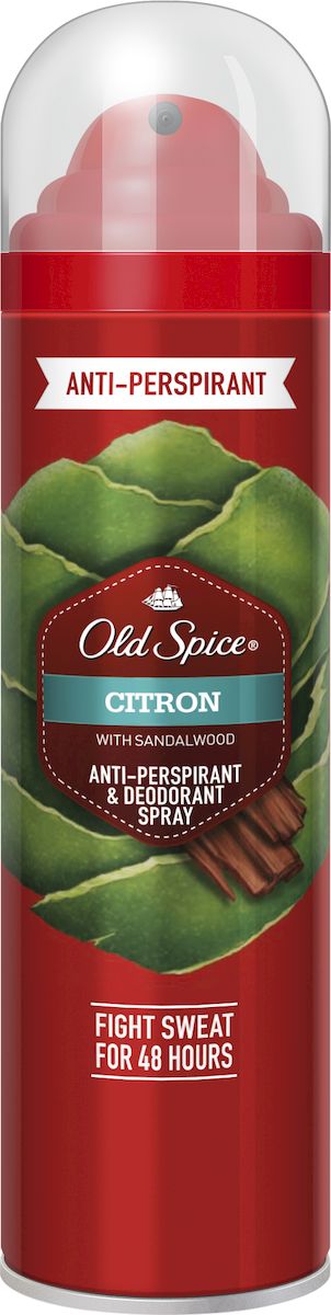 OLD SPICE Аэрозольный дезодорант-антиперспирант CITRON 125 мл аэрозольный дезодорант 125 мл old spice аэрозольный дезодорант 125 мл