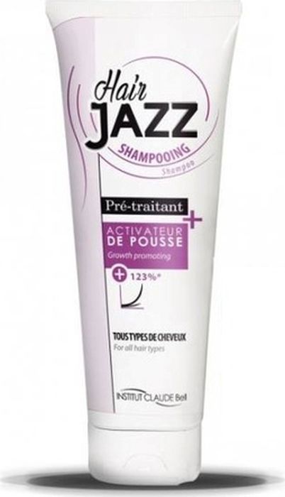 HairJAZZ Шампунь для роста волос, 250 млS250 HairJAZZ Шампунь для роста волос, 250 млS250Средства HairJAZZ - это косметические средства для роста волос. Изготовлены во Франции. Не являются лекарственными средствами и не содержат гормонов. Натуральные активные компоненты формулы средств HairJAZZ, такие как соевый белок, экстракт яичной скорлупы, кератин, витамин B6, восстанавливая здоровье кожи головы и питая фолликулы, стимулируют рост волос. Факт ускорения роста волос при комплексном применении средств HairJAZZ подтвержден клиническими испытаниями.