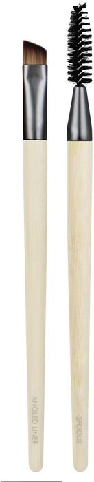 EcoTools Набор для бровей Brow Shaping Duo1607M EcoTools Набор для бровей Brow Shaping Duo1607MНабор, включающий 2 кисти для моделирования бровей: ультратонкую скошенную кисть для заполнения и прорисовки безупречной линии бровей и щеточку-расческу. Подходит для нанесения сухих, кремовых или гелевых средств для бровей.