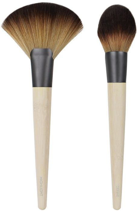 EcoTools Набор кистей Define and Highlight Duo1654M EcoTools Набор кистей Define and Highlight Duo1654MВ составе набора Define and Highlight Duo: кисть для коррекции лица Define brush и кисть для хайлайтера Highlight brush.