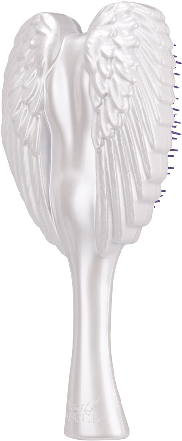 Tangle Angel Расческа для волос Wow White20527 Tangle Angel Расческа для волос Wow White20527Профессиональная расческа Tangle Angel изготовлена из прочного и практичного пластика. Корпус расчески выгодно отличается крыльями ангела, которые стали отличительной чертой этого английского бренда. Ручка расчески удобно располагается в руке. Расческа Tangle Angel с легкостью справится даже с самыми запутанными локонами. Рекомендуется использовать для всех типов волос. При регулярном применении ваши волосы станут послушными, гладкими и шелковистыми. Расческа Tangle Angel имеет антибактериальное покрытие. Изготовлена из теплоустойчивого материала, можно использовать с феном.