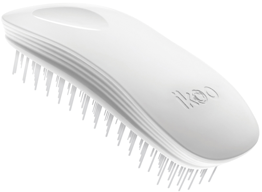 Ikoo Home Расческа для волос White Classic290023 Ikoo Home Расческа для волос White Classic290023Уникальный подход щетки IKOO — расположение и структура щетинок, которые позволяют не только легко распутывать и расчесывать волосы, но и делать массаж головы в соответствии с принципами традиционной китайской медицины. Щетинки стимулируют энергетические меридианы и рефлексогенные зоны, что также положительно влияет на вегетативную нервную систему. Благодаря оптимальной степени твердости щетины, волосы распутываются легко и без вытягивания. Щетка ikoo сохраняет свою функциональность даже после долговременного использования.Щетки IKOO изготовлены из высококачественной смолы и акрила. Для комфортного использования корпус щетки отделан натуральной резиной, что помогает надежно удерживать щетку в руке. Скомбинировав эти три материала, мы избежали использования дерева и натуральной щетины, так как эти материалы подходят не для всех типов волос, а также труднее очищаются. Щетки IKOO соблюдают все гигиенические стандарты за счет своего состава. Во процессе разработки мы уделили большое внимание дизайну щетки, чтобы и правшам, и левшам было комфортно ей пользоваться.