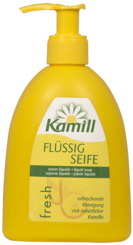 Kamill Мыло жидкое для рук Fresh, 300 мл26950643 Kamill Мыло жидкое для рук Fresh, 300 мл26950643Освежающее жидкое мыло для рук с ароматом цитрусового молочка и экстрактом ромашки успокаивает кожу и поддерживает ее естественную регенерацию.Благодаря аромату лимонного молочка, оставляет ощущение свежести после использования. Концентрированная формула обеспечивает очень экономичный расход мыла.Жидкое мыло Kamill pH-нейтрально, проверено дерматологически. Товар сертифицирован.