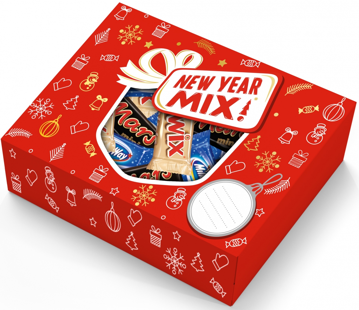 Подарочный набор Mars New year Mix Minis, 200