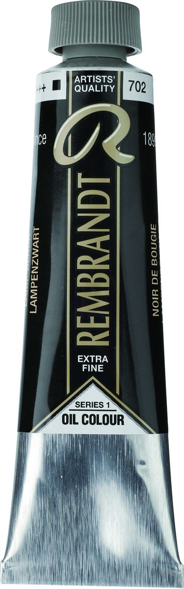 Royal Talens Краска масляная Rembrandt цвет 702 Сажа газовая 40 мл01057022 Royal Talens Краска масляная Rembrandt цвет 702 Сажа газовая 40 мл01057022Масляные краски Rembrandt – это профессиональные краски исключительно высокого качества и традиций производства с 1899 г. Благодаря высокой концентрации натурального пигмента достигается чистота, насыщенность и глубина цвета. Широкая цветовая палитра и отличный баланс укрывистых и прозрачных оттенков позволят воплотить любые замыслы художника. Работы, написанные масляными красками Rembrandt, на долгие годы сохранят свое великолепие, а цвета не потускнеют и не потеряют интенсивности.Уровень Artist. Основные характеристики:Оптимальная интенсивность цвета с высокой концентрацией пигмента (не содержит наполнителей)Максимальная светостойкость (гарантия сохранения цвета у большинства оттенков – 100 лет)Единая степень вязкостиПалитра из 120 цветов