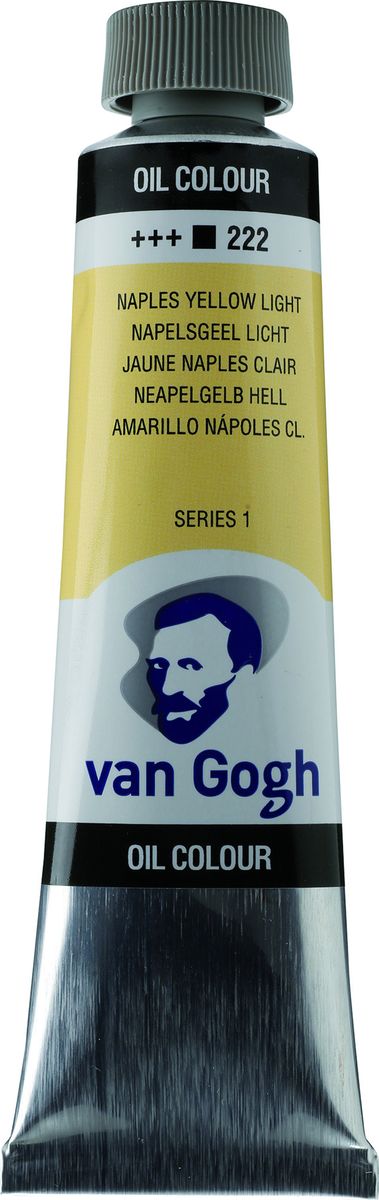 Royal Talens Краска масляная Van Gogh цвет 222 Желтый неаполитанский светлый 40 мл02052223 Royal Talens Краска масляная Van Gogh цвет 222 Желтый неаполитанский светлый 40 мл02052223Масляные краски Van Gogh – это современная линейка ярких и насыщенных оттенков с высоким содержанием пигмента. Все краски обладают одинаковой степенью плотности, прекрасно смешиваются между собой, с ними легко работать. Цветовой диапазон включает как укрывистые так и прозрачные краски, что позволяет создать эффект глубины картины. Основные характеристики:Высокое содержание пигментовСветостойкие (гарантия сохранения цвета у большинства оттенков - 100 лет)Яркие, интенсивные оттенкиРавномерная степень блеска и плотности цветов Палитра из 66 цветов