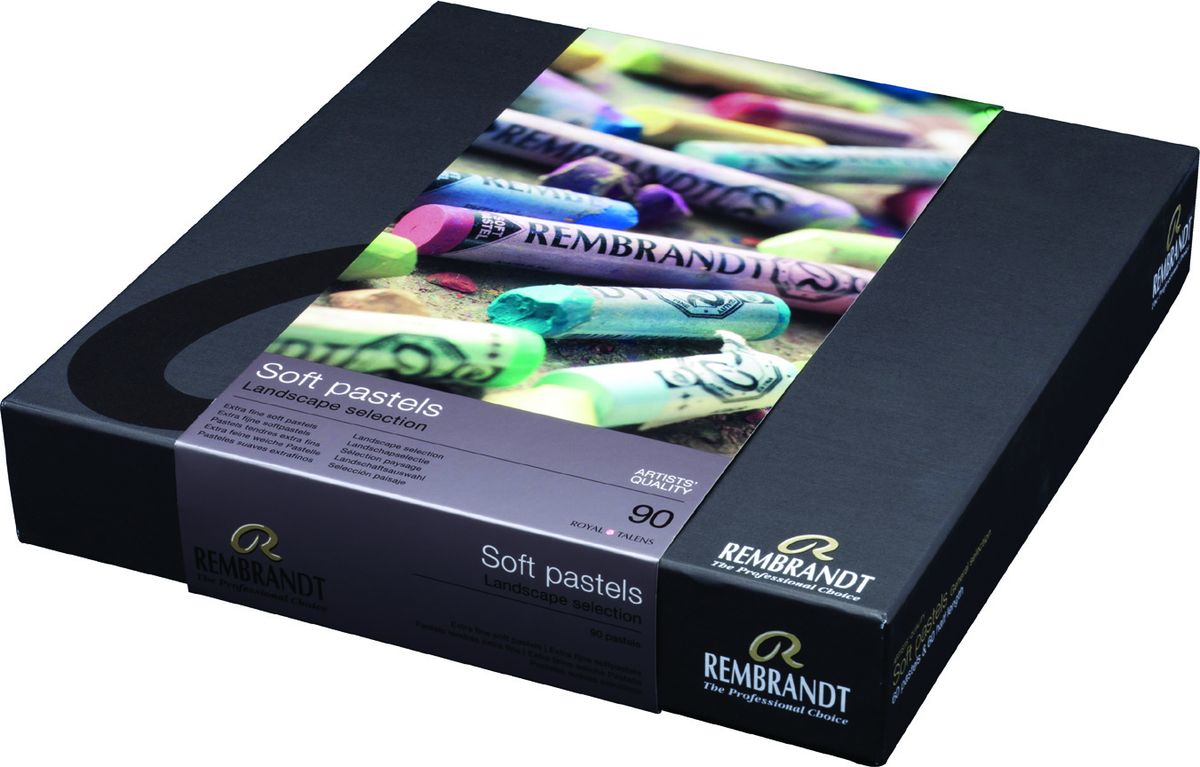 Royal Talens Набор пастели Rembrandt Профессиональный Ландшафт 90 цветов 3182309231823092 Royal Talens Набор пастели Rembrandt Профессиональный Ландшафт 90 цветов 3182309231823092Профессиональная сухая пастель Rembrandt – это высококачественная серия сухой пастели как для профессионалов, так и для художников-любителей. Пастель Rembrandt производится из чистейших пигментов с великолепным по качеству закрепителем из каолиновой глины, имеет высокий уровень светостойкости, хорошо ложится на бумагу практически любого типа, мелки не крошатся и не ломаются. Максимальная концентрация пигмента способствует оптимальной интенсивности цвета.