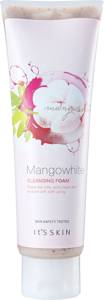 Its Skin Очищающая кремовая пенка MangoWhite, 150 мл6018001224 Its Skin Очищающая кремовая пенка MangoWhite, 150 мл6018001224Пенка для очищения кожи с экстрактом манго, абрикоса и зеленого чая. Мягко удаляет загрязнения, предотвращает раннее увядание кожи, увлажняет и выравнивает тон кожи.