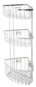 Полка угловая Regent Inox, 3-х ярусная, 15 см х 15 см х 48 см купить по выгодной цене в интернет-магазине Ozon.ru