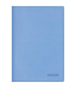 Купить Ежедневник А5 Недатированный "Голубой" 152л. (KANZBERG Premium collection) Искусственная кожа, мягкая обложка в интернет-магазине OZON.ru