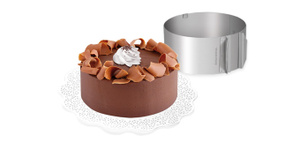 Регулируемая форма для торта DELICIA, круглая, 16-30 см - в интернет-магазине OZON.ru