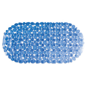 Коврик для ванны Tatkraft "Mare", цвет: синий, 68 х 35 см