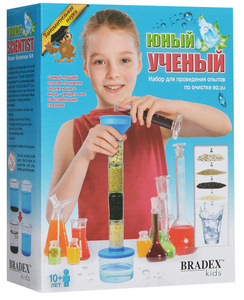 Набор для проведения опытов по очистке воды