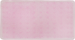 Коврик для ванной Vortex "Травка", противоскользящий, цвет: розовый, 65 х 36 см