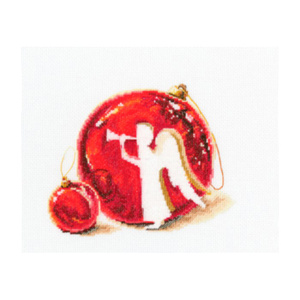 Купить Набор для вышивания крестом РТО "Счастливого рождества!", 18,5 х 15 см в интернет-магазине OZON.ru