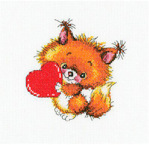 Купить Набор для вышивания крестом РТО "Доброе сердечко", 14 х 14 см. С216 в интернет-магазине OZON.ru