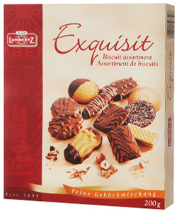 Lambertz Exquisit печенье ассорти, 200 <b>г</b> - Что Где Почём