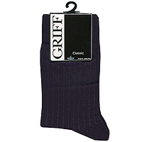 Носки мужские Griff Classic, цвет: синий. В3. Размер 42/44В3 Носки мужские Griff Classic, цвет: синий. В3. Размер 42/44В3Мужские носки Griff Classic изготовлены из высококачественного сырья с добавлением полиамидных и эластановых волокон, которые обеспечивают великолепную посадку. Носки отличаются элегантным внешним видом. Удобная широкая резинка идеально облегает ногу и не пережимает сосуды, усиленные пятка и мысок повышают износоустойчивость носка, а удлиненный паголенок придает более эстетичный вид.