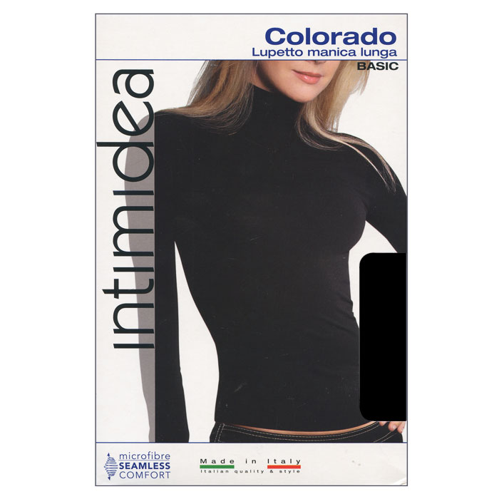 Водолазка женская Intimidea Colorado, цвет: черный (Nero). Размер L/XLT-Shirt Colorado Nero Водолазка женская Intimidea Colorado, цвет: черный (Nero). Размер L/XLT-Shirt Colorado NeroЖенская водолазка Colorado с длинным рукавом и воротником-стойкой выполнена из микрофибры, она очень мягкая на ощупь, не раздражает даже самую нежную и чувствительную кожу.Водолазка очень удобна в использовании, ее можно носить как с брюками, так и с юбкой. Отличный вариант для повседневной носки!