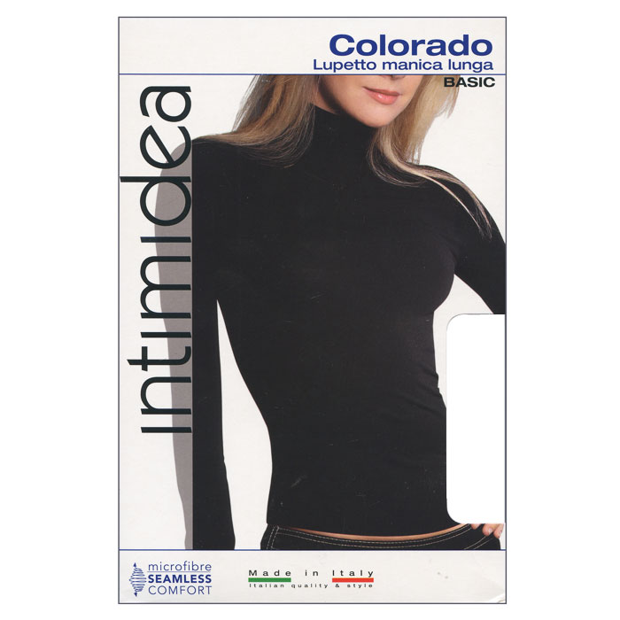 Водолазка женская Intimidea Colorado, цвет: белый (Bianco). Размер S/MT-Shirt Colorado Bianco Водолазка женская Intimidea Colorado, цвет: белый (Bianco). Размер S/MT-Shirt Colorado BiancoЖенская водолазка Colorado с длинным рукавом и воротником-стойкой выполнена из микрофибры, она очень мягкая на ощупь, не раздражает даже самую нежную и чувствительную кожу.Водолазка очень удобна в использовании, ее можно носить как с брюками, так и с юбкой. Отличный вариант для повседневной носки!