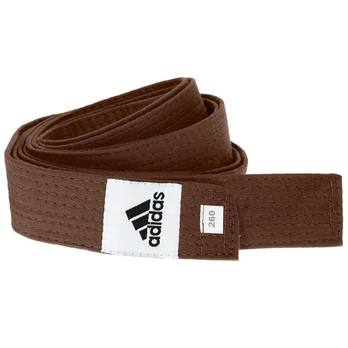 Пояс для единоборств adidas Club, цвет: коричневый. adiB220. Длина 260 смadiB220 Пояс для единоборств adidas Club, цвет: коричневый. adiB220. Длина 260 смadiB220Пояс для единоборств adidas Club - универсальный пояс для кимоно. Пояс выполнен из плотного хлопкового материала с прострочкой.Такой пояс - необходимый аксессуар для тех, кто занимается боевыми искусствами.