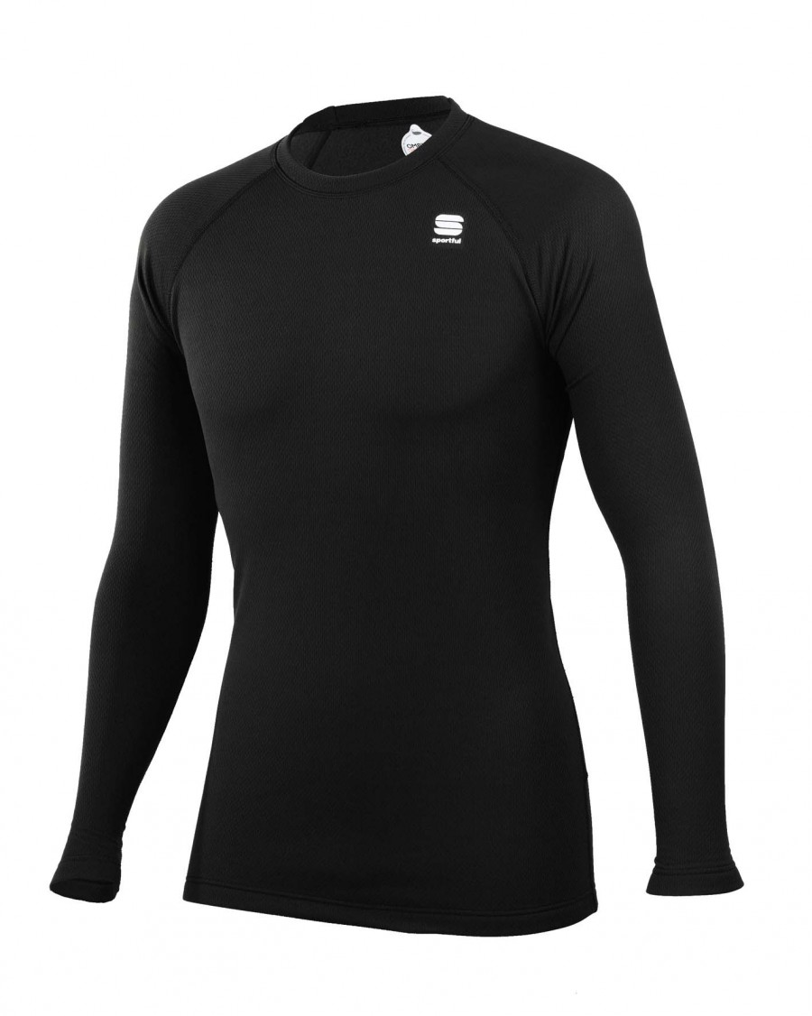 Футболка мужская Sportful, с длиным рукавом, цвет: черный. 08 00186. Размер XXL (54)08 00186 Футболка мужская Sportful, с длиным рукавом, цвет: черный. 08 00186. Размер XXL (54)08 00186Флисовое белье с пушистой внутреннейповерхностью. За счет этого между бельем ителом образуется воздушная подушка, что обеспечивает максимальную теплоизоляцию.Для занятий спортом при очень низких температурах и спортом с пониженной двигательнойактивностью.- Мягкое, приятное в носке белье.- Плоские швы исключают натирание.- Длинный рукав.- Круглый ворот.