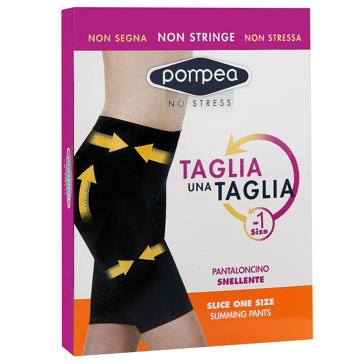 Шорты моделирующие женские Pompea Ciclista Taglia 1 TG PM, цвет: Nero (черный). Размер L (50)Ciclista Taglia 1 TG PM Шорты моделирующие женские Pompea Ciclista Taglia 1 TG PM, цвет: Nero (черный). Размер L (50)Ciclista Taglia 1 TG PMБесшовные моделирующие женские шорты Pompea Ciclista Taglia 1 TG PM очень удобные и комфортные в носке. Изготовленные из эластичного хлопка, они уменьшают объем на один размер. В этих шортах вы можете одеть любимые вещи, не беспокоясь о недостатках фигуры.Крой шорт необычен, благодаря чему их невозможно заметить под любой одеждой, они практически не ощущаются на коже, позволяют чувствовать себя комфортно и легко.