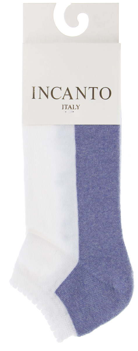 Носки женские Incanto Collant, цвет: белый, синий (Bianco, Azzurro M). IBD731004. Размер 3 (39/40)IBD731004_Bianco, Azzurro M Носки женские Incanto Collant, цвет: белый, синий (Bianco, Azzurro M). IBD731004. Размер 3 (39/40)IBD731004_Bianco, Azzurro MЖенские носки Incanto Collant с невысоким паголенком изготовлены из высококачественного сырья. По паголенку проходит кружевной узор подковки. Модель дополнена махровыми вставками. Носки очень мягкие на ощупь, а резинка плотно облегает ногу, не сдавливая ее, благодаря чему вам будет комфортно и удобно.