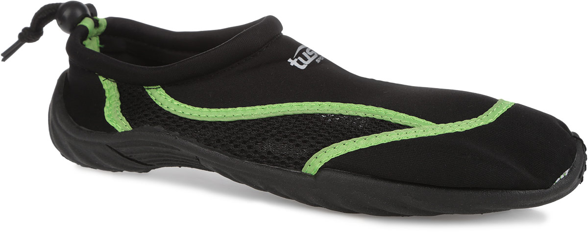 Обувь для кораллов Tusa Sport, цвет: черный, салатовый. UA0101 BK. Размер 44UA0101 BK Обувь для кораллов Tusa Sport, цвет: черный, салатовый. UA0101 BK. Размер 44UA0101 BKОбувь для кораллов Tusa Sport предназначена для пляжного отдыха, плавания в открытой воде, атакже для любых видов водного спорта. Модель выполнена из неопрена и сетчатого нейлона.Стелька выполнена из ЭВА с текстильной поверхностью. Литая резиновая подошва удобна изащищает ступни ног при хождении по каменистому дну, а также от горячего песка при хождениипо пляжу. Тапки очень легкие и быстро сохнут. Удобная быстрорегулируемая шнуровка плотноудерживает обувь на ноге, предотвращая ее соскальзывание при плавании и занятиях воднымивидами спорта. Такие тапочки идеально подойдут для активного отдыха. В них вам будеткомфортно.