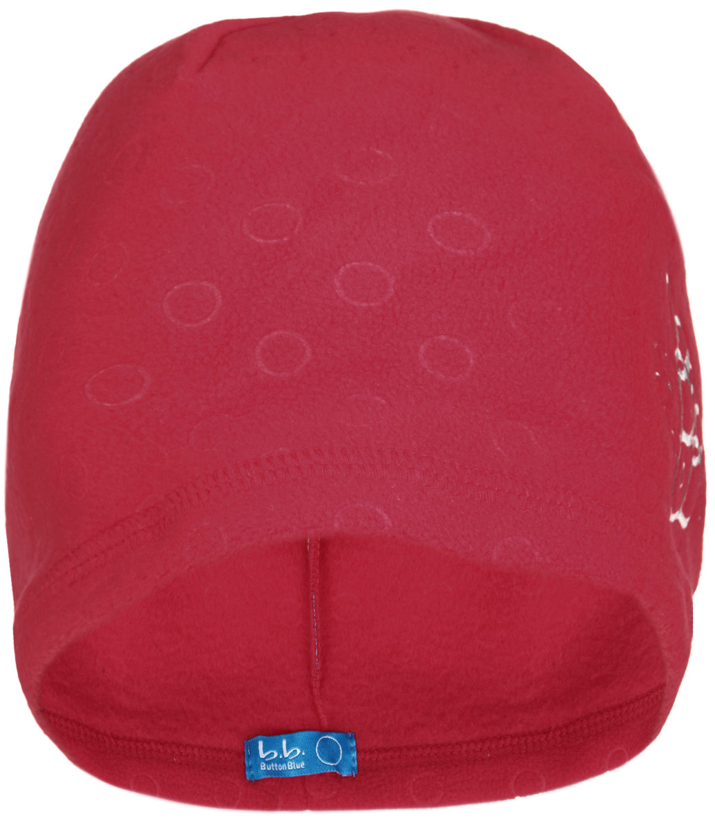 Шапка для девочки Button Blue, цвет: красный. 116BBGB7308. Размер 56, 12-13 лет116BBGB7308 Шапка для девочки Button Blue, цвет: красный. 116BBGB7308. Размер 56, 12-13 лет116BBGB7308Стильная теплая шапка для девочки Button Blue идеально подойдет для прогулок и активных игр в холодное время года. Шапка выполнена из флиса, она невероятно мягкая и приятная на ощупь, великолепно тянется и удобно сидит. Такая шапочка отлично дополнит любой наряд. Шапка украшена вышивкой в виде стилизованных букв BB.Удобная шапка станет модным и стильным дополнением гардероба вашей маленькой принцессы, надежно защитит ее от холода и ветра, и поднимет ей настроение даже в пасмурные дни! Уважаемые клиенты!Размер, доступный для заказа, является обхватом головы.
