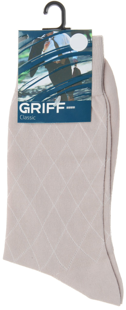 Носки мужские Griff Classic, цвет: светло-серый. A5. Размер 45/47A5 Носки мужские Griff Classic, цвет: светло-серый. A5. Размер 45/47A5Мужские носки Griff Classic изготовлены из высококачественного сырья с добавлением полиамидных волокон, которые обеспечивают великолепную посадку. Носки отличаются элегантным внешним видом. Удобная широкая резинка идеально облегает ногу и не пережимает сосуды, усиленные пятка и мысок повышают износоустойчивость носка, а удлиненный паголенок придает более эстетичный вид.