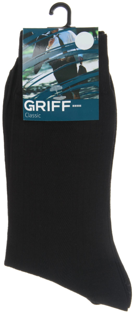 Носки мужские Griff Classic, цвет: черный. A42. Размер 39/41A42 Носки мужские Griff Classic, цвет: черный. A42. Размер 39/41A42Мужские носки Griff Classic изготовлены из высококачественного сырья с добавлением полиамидных волокон, которые обеспечивают великолепную посадку. Носки отличаются элегантным внешним видом. Удобная широкая резинка идеально облегает ногу и не пережимает сосуды, усиленные пятка и мысок повышают износоустойчивость носка, а удлиненный паголенок придает более эстетичный вид.