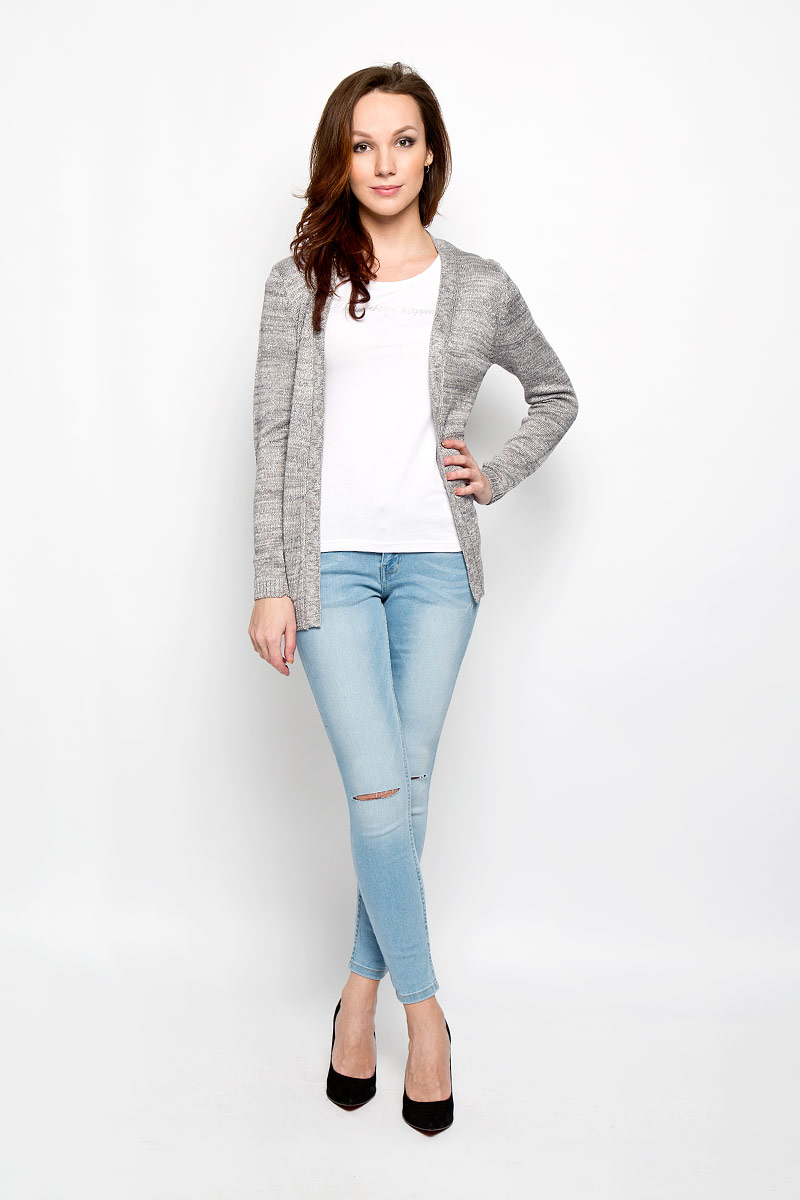 Кардиган женский Moodo, цвет: серый меланж. L-SW-2002 GREY MEL. Размер M (46)L-SW-2002_GREY_MEL Кардиган женский Moodo, цвет: серый меланж. L-SW-2002 GREY MEL. Размер M (46)L-SW-2002_GREY_MELСтильный женский кардиган Moodo, выполненный из 100% вискозы, сделает эффектным ваш образ. Вязаная модель с V-образным вырезом горловины и длинными рукавами не имеет застежки. Манжеты рукавов и низ изделия связаны резинкой. Такой кардиган будет дарить вам комфорт в течение всего дня и послужит замечательным дополнением к вашему гардеробу.