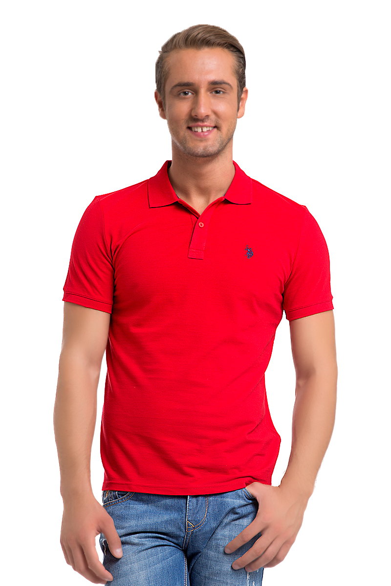 Поло мужское U.S. Polo Assn., цвет: красный. G081GL0110GTP04IY6_KR0148. Размер XS (42/44)G081GL0110GTP04IY6_KR0148 Поло мужское U.S. Polo Assn., цвет: красный. G081GL0110GTP04IY6_KR0148. Размер XS (42/44)G081GL0110GTP04IY6_KR0148Стильная мужская футболка-поло U.S. Polo Assn., выполненная из высококачественного хлопка, обладает высокой теплопроводностью, воздухопроницаемостью и гигроскопичностью, позволяет коже дышать.Модель с короткими рукавами и отложным воротником - идеальный вариант для создания оригинального современного образа. Сверху футболка-поло застегивается на две пуговицы. Воротник и низ рукавов выполнены из трикотажной резинки. Модель оформлена на груди небольшой вышивкой.