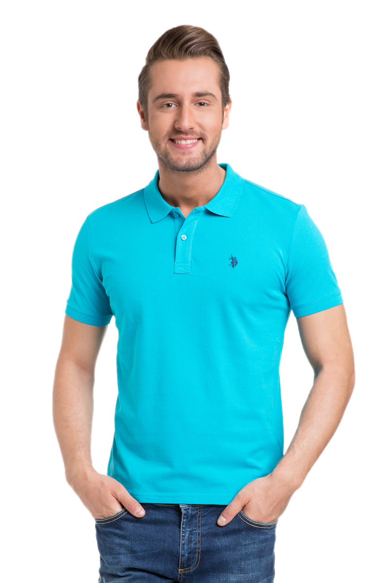 Поло мужское U.S. Polo Assn., цвет: бирюзовый. G081GL0110GTP04IY6_MV0012. Размер XS (42/44)G081GL0110GTP04IY6_MV0012 Поло мужское U.S. Polo Assn., цвет: бирюзовый. G081GL0110GTP04IY6_MV0012. Размер XS (42/44)G081GL0110GTP04IY6_MV0012Стильная мужская футболка-поло U.S. Polo Assn., выполненная из высококачественного хлопка, обладает высокой теплопроводностью, воздухопроницаемостью и гигроскопичностью, позволяет коже дышать.Модель с короткими рукавами и отложным воротником - идеальный вариант для создания оригинального современного образа. Сверху футболка-поло застегивается на две пуговицы. Воротник и низ рукавов выполнены из трикотажной резинки. Модель оформлена на груди небольшой вышивкой.