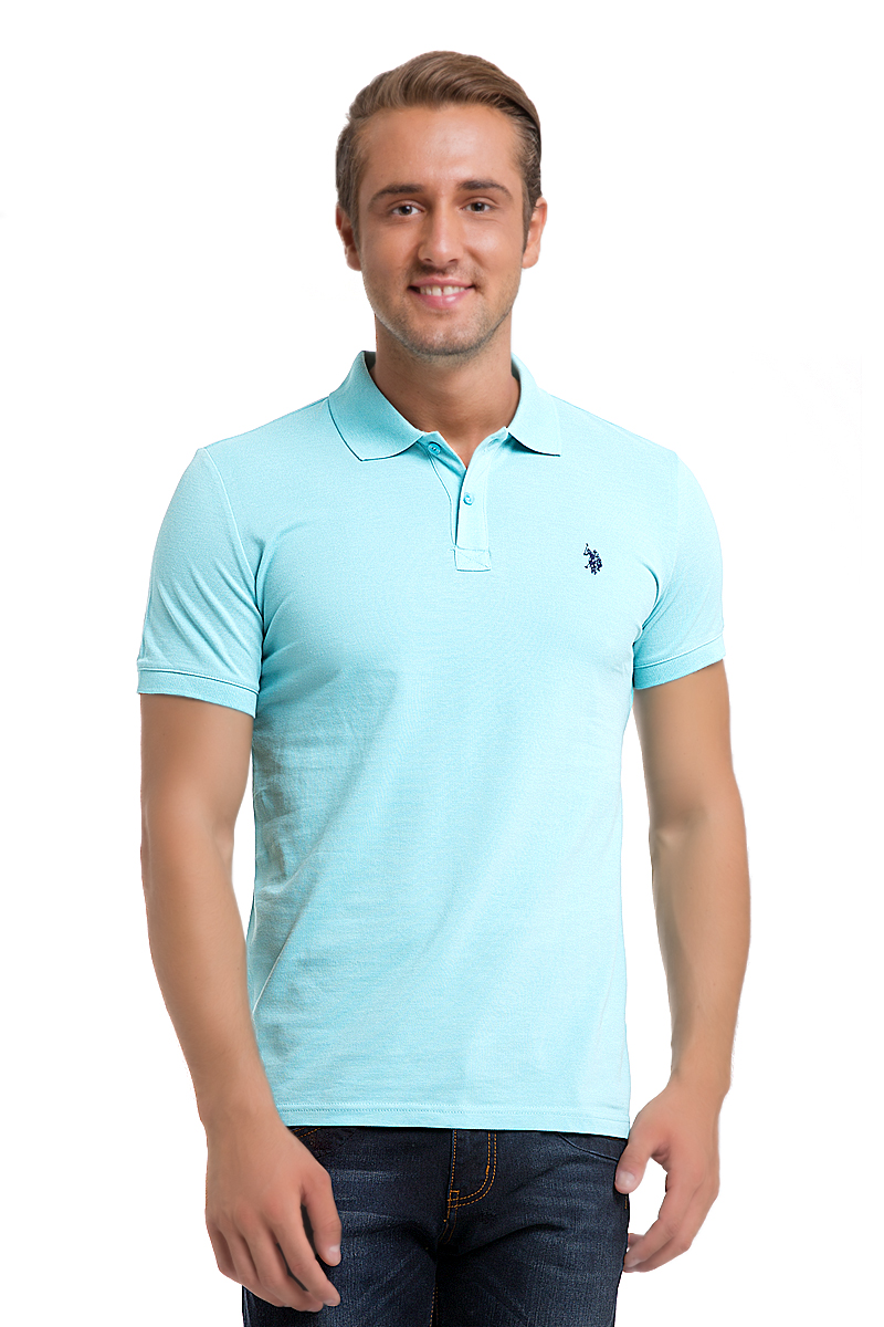 Поло мужское U.S. Polo Assn., цвет: светло-бирюзовый. G081GL0110GTP04IY6_YS0008. Размер S (44/46)G081GL0110GTP04IY6_YS0008 Поло мужское U.S. Polo Assn., цвет: светло-бирюзовый. G081GL0110GTP04IY6_YS0008. Размер S (44/46)G081GL0110GTP04IY6_YS0008Стильная мужская футболка-поло U.S. Polo Assn., выполненная из высококачественного хлопка, обладает высокой теплопроводностью, воздухопроницаемостью и гигроскопичностью, позволяет коже дышать.Модель с короткими рукавами и отложным воротником - идеальный вариант для создания оригинального современного образа. Сверху футболка-поло застегивается на две пуговицы. Воротник и низ рукавов выполнены из трикотажной резинки. Модель оформлена на груди небольшой вышивкой.