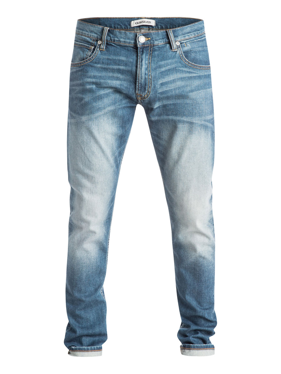 Джинсы мужские Quiksilver, цвет: светло-синий. EQYDP03168-BYGW. Размер 30-32 (46-32)EQYDP03168-BYGW Джинсы мужские Quiksilver, цвет: светло-синий. EQYDP03168-BYGW. Размер 30-32 (46-32)EQYDP03168-BYGWСтильные мужские джинсы Quiksilver изготовлены из эластичного хлопка. Модель зауженного кроя застегивается на пуговицу и ширинку на застежке-молнии, имеются шлевки для ремня. Спереди модель оформлена двумя врезными карманами и двумя накладными маленькими карманами, сзади - двумя накладными карманами.