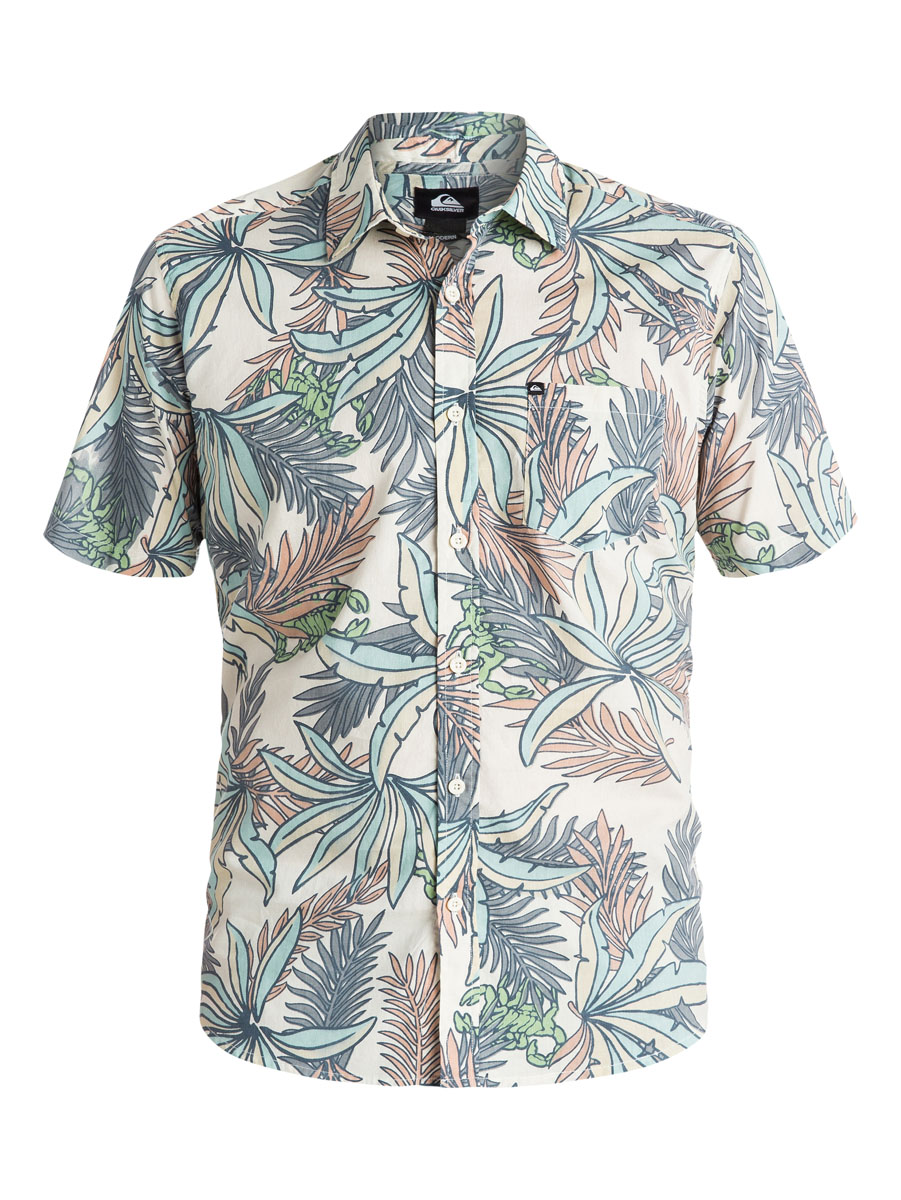 Рубашка мужская Quiksilver, цвет: бежевый, голубой, коралловый. EQYWT03350-GBQ6. Размер M (46/48)EQYWT03350-GBQ6 Рубашка мужская Quiksilver, цвет: бежевый, голубой, коралловый. EQYWT03350-GBQ6. Размер M (46/48)EQYWT03350-GBQ6Отличная мужская рубашка Quiksilver выполнена из натурального хлопка. Модель с отложным воротником и короткими рукавами застегивается на пуговицы спереди. На груди рубашка дополнена одним накладным карманом.