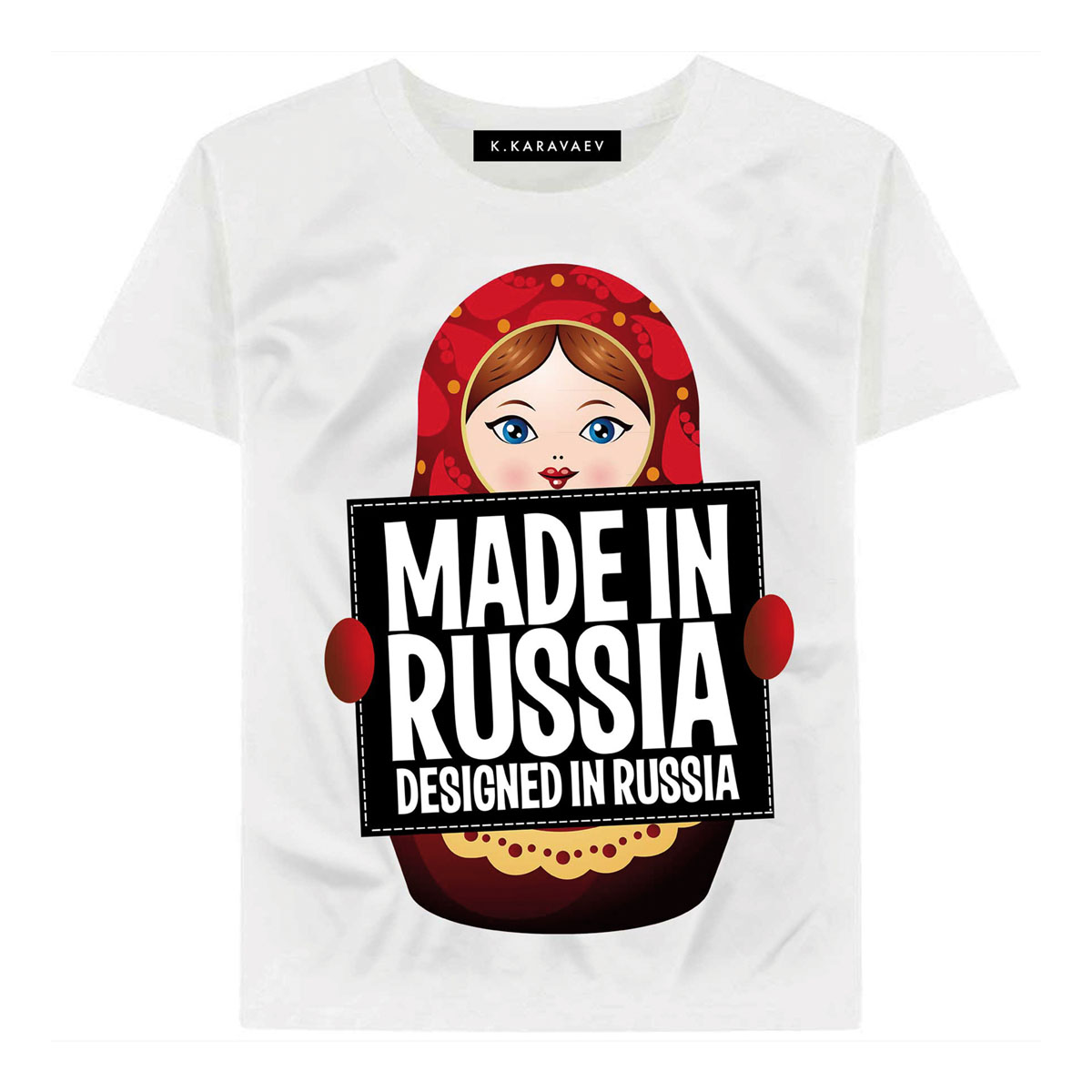 Футболка K.Karavaev Made in Russia, цвет: белый. 12.14.010.03.01.0. Размер 3XS (40)12.14.010.03.01 Футболка K.Karavaev Made in Russia, цвет: белый. 12.14.010.03.01.0. Размер 3XS (40)12.14.010.03.01Стильная футболка K.Karavaev, выполненная из высококачественного эластичного хлопка, обладает высокой воздухопроницаемостью и гигроскопичностью, позволяет коже дышать.Модель с короткими рукавами и круглым вырезом горловины - идеальный вариант для создания модного современного образа.
