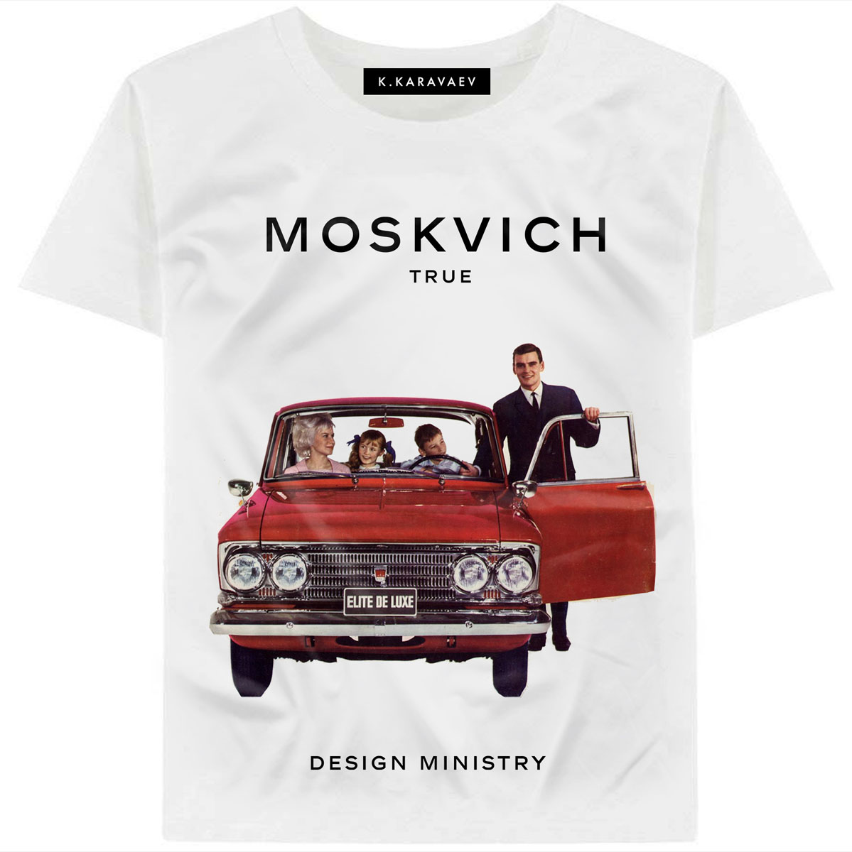 Футболка K.Karavaev Moskvich, цвет: белый. 15.049.01.01.1. Размер XL (52)15.049.01.01.1 Футболка K.Karavaev Moskvich, цвет: белый. 15.049.01.01.1. Размер XL (52)15.049.01.01.1Стильная футболка K.Karavaev, выполненная из высококачественного эластичного хлопка, обладает высокой воздухопроницаемостью и гигроскопичностью, позволяет коже дышать.Модель с короткими рукавами и круглым вырезом горловины - идеальный вариант для создания модного современного образа.