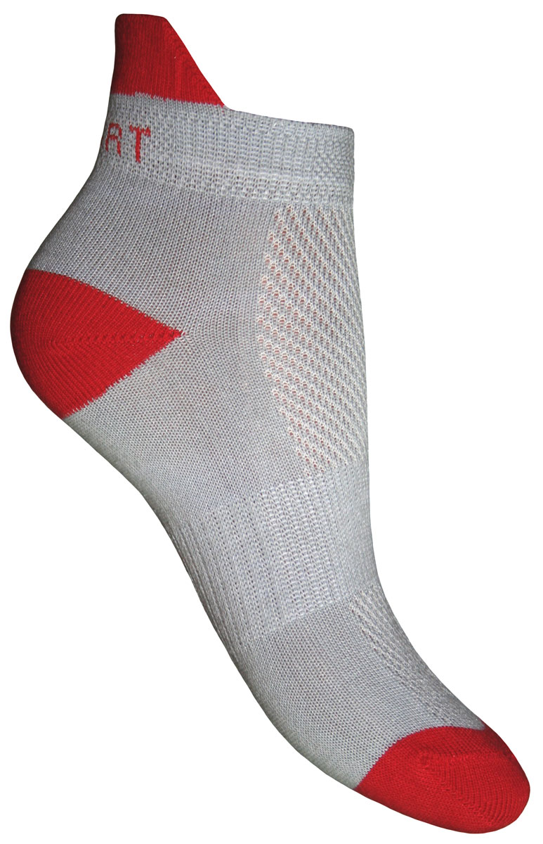 Носки детские Master Socks, цвет: серый, красный. 52056. Размер 2452056 Носки детские Master Socks, цвет: серый, красный. 52056. Размер 2452056Спортивные детские носки Master Socks изготовлены из натурального хлопка и полиамида. Ткань легкая, тактильно приятная, хорошо пропускает воздух. Короткая модель носков имеет эластичную резинку с фигурным краем, которая мягко облегает ножку ребенка, обеспечивая удобство и комфорт. Изделие оформлено надписями. Удобные и прочные носочки станут отличным дополнением к детскому гардеробу!Уважаемые клиенты!Размер, доступный для заказа, является длиной стопы.