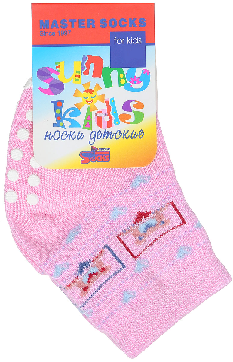 Носки детские Master Socks Sunny Kids, цвет: розовый. 82018. Размер 1082018 Носки детские Master Socks Sunny Kids, цвет: розовый. 82018. Размер 1082018Комфортные, красивые и прочные носки Master Socks Sunny Kids выполнены из эластичного хлопка с добавлением полиамида. Материал изделия тактильно приятный, хорошо тянется, не деформируясь.Эластичная резинка мягко облегает ножку ребенка, не сдавливая ее, обеспечивая малышу удобство и комфорт. На стопе расположены прорезиненные элементы, которые предотвращают скольжение на полу. Модель оформлена орнаментом и украшена изображением мишек. В таких носочках ребенку будет комфортно и безопасно делать первые шаги. Уважаемые клиенты!Размер, доступный для заказа, является длиной стопы.