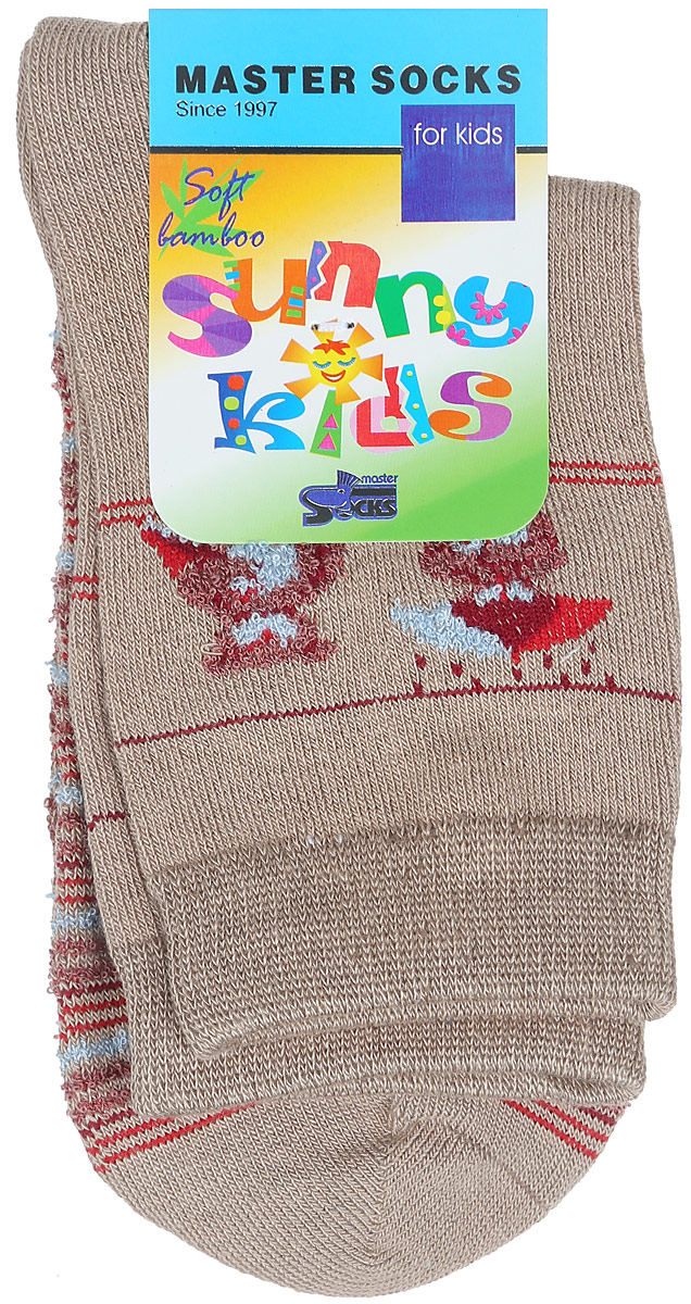 Носки детские Master Socks Sunny Kids, цвет: бежевый. 82605. Размер 2282605 Носки детские Master Socks Sunny Kids, цвет: бежевый. 82605. Размер 2282605Комфортные и прочные носки Master Socks Sunny Kids выполнены из бамбука и эластичного хлопка с добавлением полиамида. Материал изделия очень мягкий и приятный на ощупь, хорошо тянется, не деформируясь.Эластичная резинка мягко облегает ножку ребенка, обеспечивая удобство и комфорт. Модель оформлена принтом в полоску, украшена объемным изображением медвежат, связанным из пряжи с петельками.Такие носочки станут отличным дополнением к детскому гардеробу! Уважаемые клиенты!Размер, доступный для заказа, является длиной стопы.