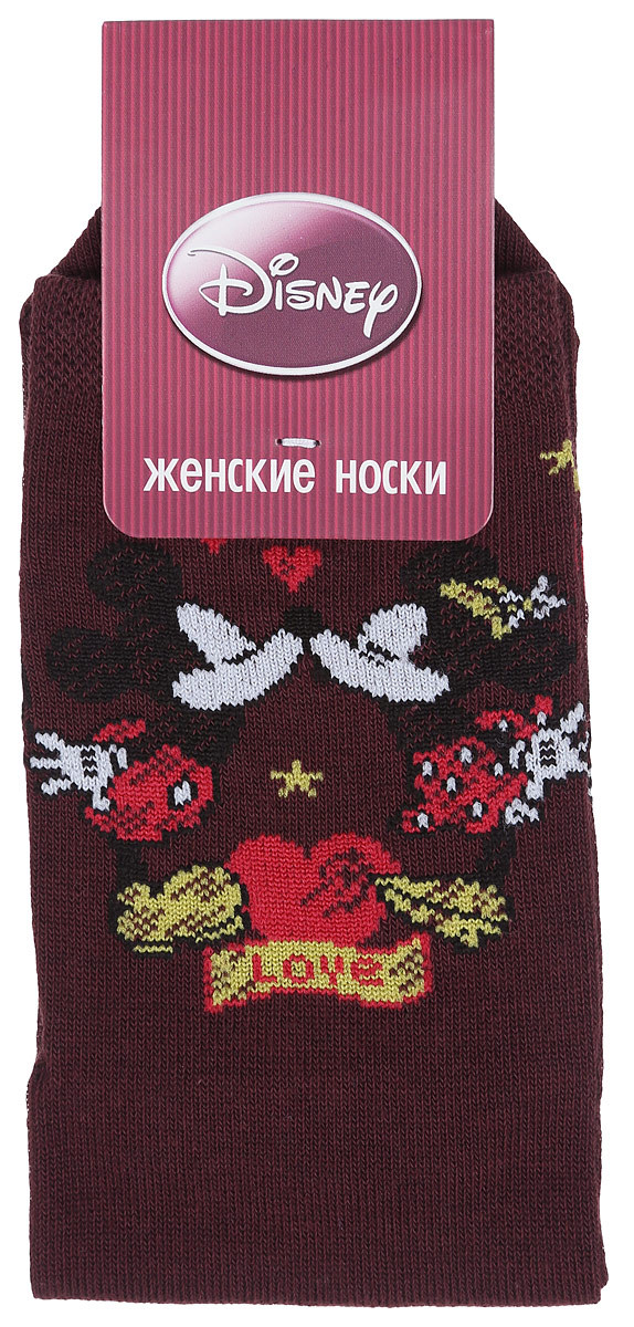 Носки женские Master Socks, цвет: коричневый. 15101. Размер 2315101 Носки женские Master Socks, цвет: коричневый. 15101. Размер 2315101Удобные носки Master Socks, изготовленные из высококачественного комбинированного материала, очень мягкие и приятные на ощупь, позволяют коже дышать.Эластичная резинка плотно облегает ногу, не сдавливая ее, обеспечивая комфорт и удобство. Носки оформлены принтом с изображением героев мультфильма.Практичные и комфортные носки великолепно подойдут к любой вашей обуви.