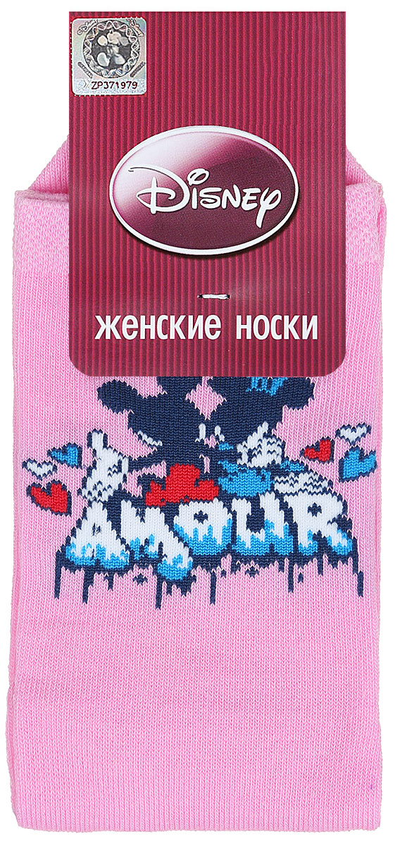Носки женские Master Socks, цвет: розовый. 15101. Размер 2515101 Носки женские Master Socks, цвет: розовый. 15101. Размер 2515101Удобные носки Master Socks, изготовленные из высококачественного комбинированного материала, очень мягкие и приятные на ощупь, позволяют коже дышать.Эластичная резинка плотно облегает ногу, не сдавливая ее, обеспечивая комфорт и удобство. Носки оформлены принтом с изображением героев мультфильма.Практичные и комфортные носки великолепно подойдут к любой вашей обуви.