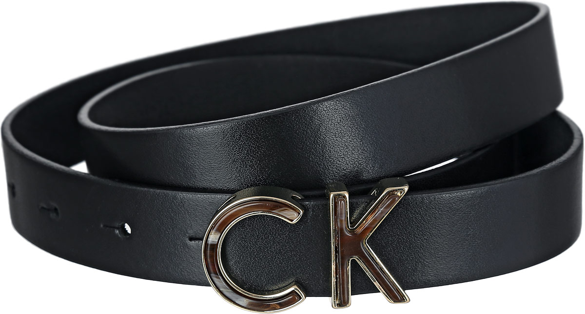 Ремень женский Calvin Klein, цвет: черный. K60K601620_0010. Размер 95K60K601620_0010 Ремень женский Calvin Klein, цвет: черный. K60K601620_0010. Размер 95K60K601620_0010Стильный женский ремень Calvin Klein станет великолепным дополнением к любому образу.Ремень изготовлен из натуральной кожи и оформлен декоративной пряжкой в виде букв CK. Ширина изделия дает возможность эффективно применять его с джинсами, брюками или верхней одеждой. Длина ремня регулируется. В комплект входит фирменный чехол.Такой ремень шикарно дополнит образ и не перегрузит его лишними деталями, а также позволит вам подчеркнуть свой вкус и индивидуальность.